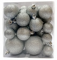 Набір ялинкових куль ASCENDENT COLLECTION Традиція 21654/21655/21656 в асортименті d 40 мм 30 шт./уп.