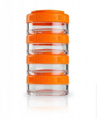 Контейнер 160 мл Blender Bottle Orange GoStak оранжевый GS_4*40_Orange