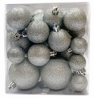 Набор елочных шаров ASCENDENT COLLECTION Традиция 21654/21655/21656 в ассортименте d 40 мм 30 шт./уп.