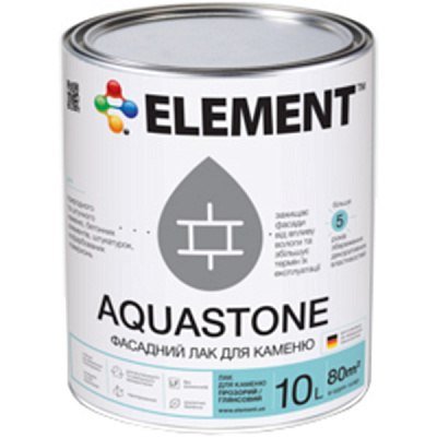 Лак фасадный для камня Aquastone Element глянец 0,75 л