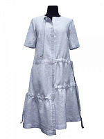 Платье Галерея льна Хит р. 46 светло-голубой 0031/46/1305 