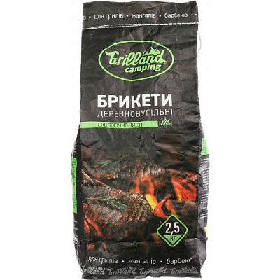 Брикеты Grilland древесноугольные 2,5 кг