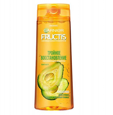 Шампунь Garnier Fructis Тройное восстановление для поврежденных и ослабленных волос 250 мл