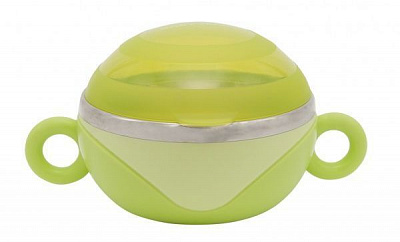 Тарелка Baby Team с крышкой и ручками 6092