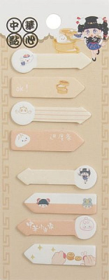 Блок бумаги Девочка оранжевый