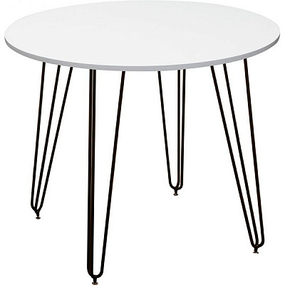 Стіл обідній Nowy Styl Aller black (18) 900x750 мм білий