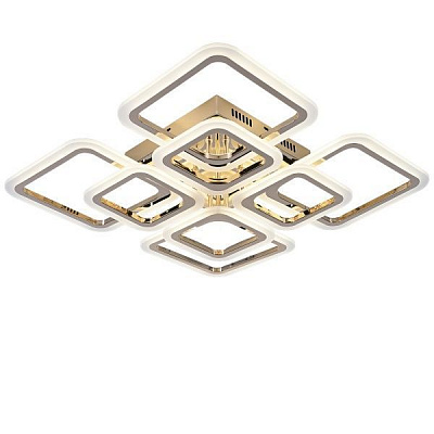 Люстра светодиодная Victoria Lighting Rhombus/PL8 gold 8x192 Вт золото Rhombus/PL8 gold 
