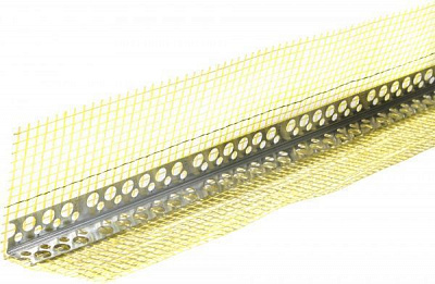 Уголок перфорированный с сеткой 2,5 м