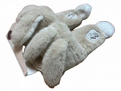 Тапки домашние Gemelli Кроленя р.37 бежевый