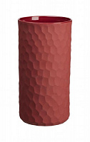Ваза керамическая бордовая Сarve 24x12 см ASA