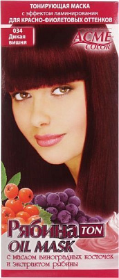 Тонуюча маска Acme Color Горобина №034 дика вишня 30 мл