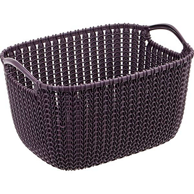 Корзина для вещей Curver Knit S фиолетовая