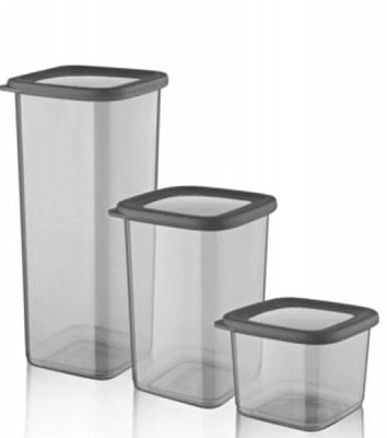 Емкость для сыпучих 3 шт. AK 767 Fackelmann