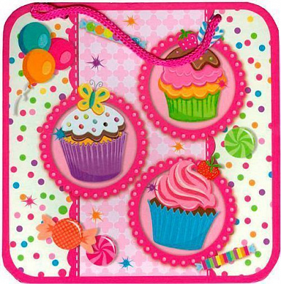 Блокнот детский на замочке Malevaro Пироженки в музыкальной коробке