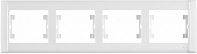 Рамка четырехместная Makel Defne горизонтальная белый 42001704