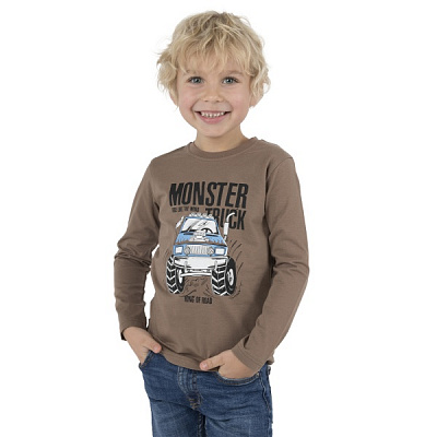Джемпер для хлопчика Funtime Monster truсk р.122 бежевий