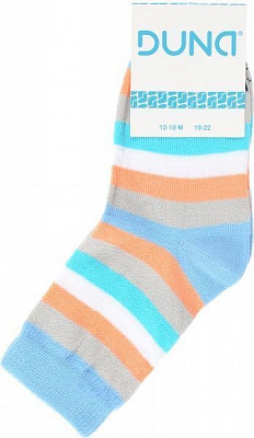 Носки детские Duna 473 р.18–20 голубой в полоску 