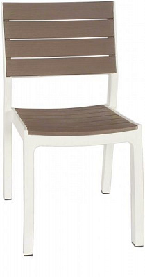 Стілець Curver Harmony коричневийбілий