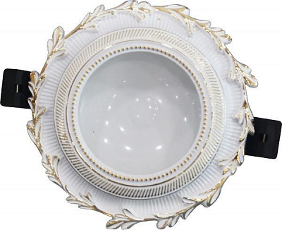 Светильник точечный Blitz 3D 8 Вт 3200 К белый/золото GM 7722 GD+WT 8W 
