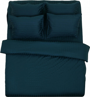 Комплект постельного белья Mishalle евро темно-зеленый Ideal 