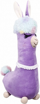 Подушка-обнимашка Лама 22x47 см сиреневый Гулівер Країна 