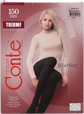 Колготки Conte Triumf 150 den microfibra р. 2 мокко 1 шт.