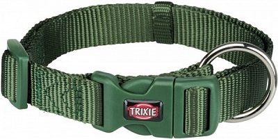 Ошейник Trixie для собак Premium нейлон оливковый L-XL 40-65 см / 25 мм 201719