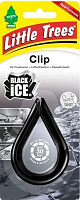 Ароматизатор на зеркало Little Trees Clip черный лед 30 мл 9748.7