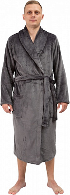 Халат мужской Roksana 1202/90054 р. L темно-серый 