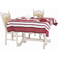 Комплект столовий 1,3 120x140 см червоний Едельвіка 