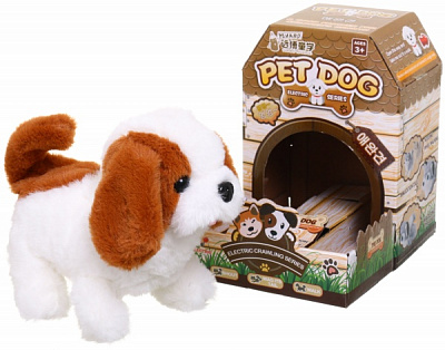 Іграшка інтерактивна MERX Limited цуценя коричневе 13х18х15 см MX0297323