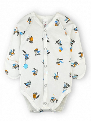 Боди детское для мальчика ТМ Софія Еноты р.56 белый с рисунком 411156 