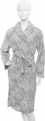 Халат домашній La Nuit Home Rose р. XS сірий