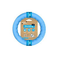 Іграшка для собак PitchDog кільце для апортування d 20 см блакитне