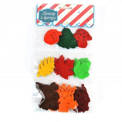 Набор наклеек Осень 45 шт. Аплі-Краплі