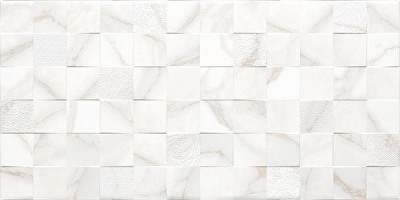 Плитка Golden Tile Marmo Gold cube білий G80161 30х60