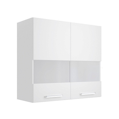 Шкаф верхний Алина В 80/71.8 ВТ белый/белый Сокме