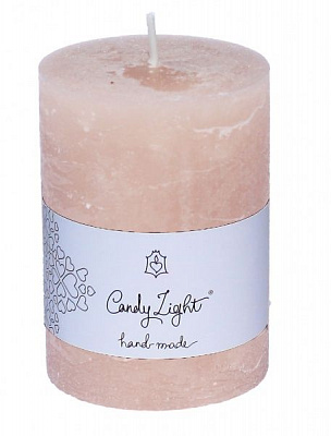 Свічка циліндр С07*10/1-7.1 рожево-коричневий Candy Light