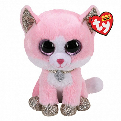 М'яка іграшка TY Beanie Boo's Рожеве Кошеня Fiona 20 см 36366