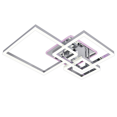 Люстра светодиодная Victoria Lighting с пультом 106 Вт хром Lennon/PL3 chrome