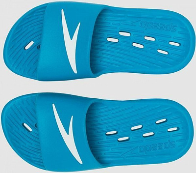 Тапочки для басейну Speedo SPEEDO_SLIDES_ONE_PIECE_JU 8-12231D611 р. US 10 синьо-білий