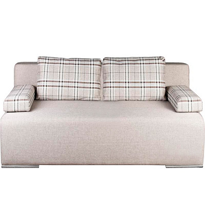 Диван прямий Берегиня Аполло мокко (беж), клітинка 1940x910x770 мм