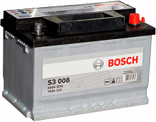 Аккумулятор автомобильный Bosch S3 008 70А 12 B «+» справа