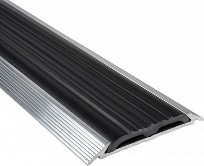 Порожек алюминиевый Mada антискользящая вставка 1000 мм 