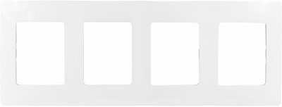 Рамка четырехместная Legrand Etika универсальная белый 672504