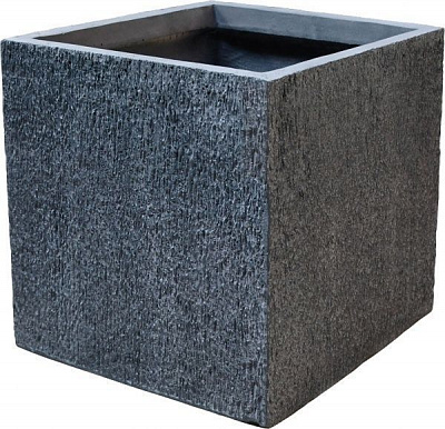 Кашпо Engard Бенуэ 44х44х43 см квадратный 83 л серый (GA71-3) 