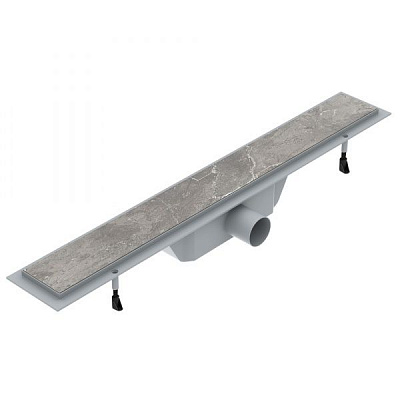 Душевой канал Imprese d44800T с решёткой под плитку 80 см