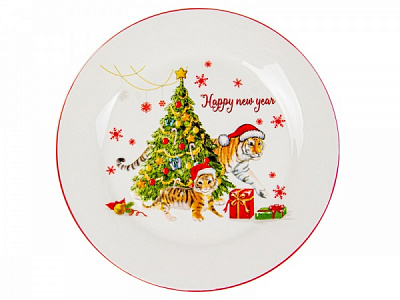 Тарелка десертная Тигр 21 см 858-0017 Lefard