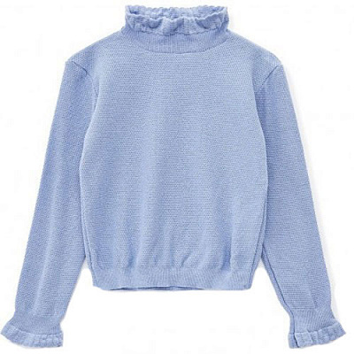 Джемпер для девочки ART KNIT Romance р.122 голубой 014433 