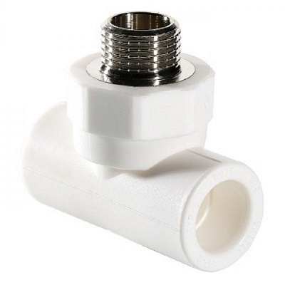 Трійник Valtec PPR з переходом на зовнішню різьбу 32х1